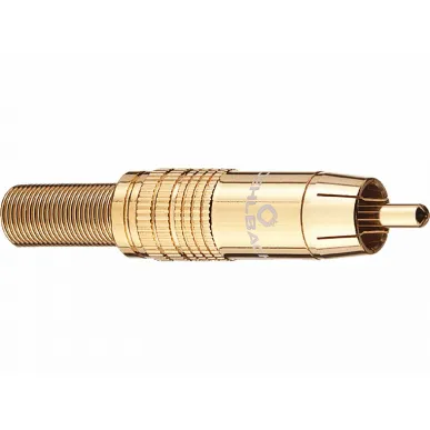 Разъем Oehlbach PERFORMANCE Cinch Plug CJG 51 5,50mm2, gold - 4 pcs, D1C4101